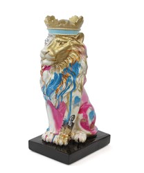 Crowned Lion- Marilyn IV by Yuvi - Original Sculpture sized 5x13 inches. Available from Whitewall Galleries